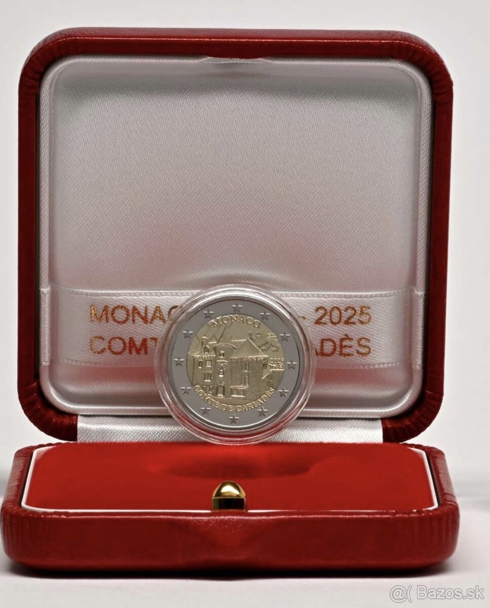 Predaj: 2€ Monako 2025