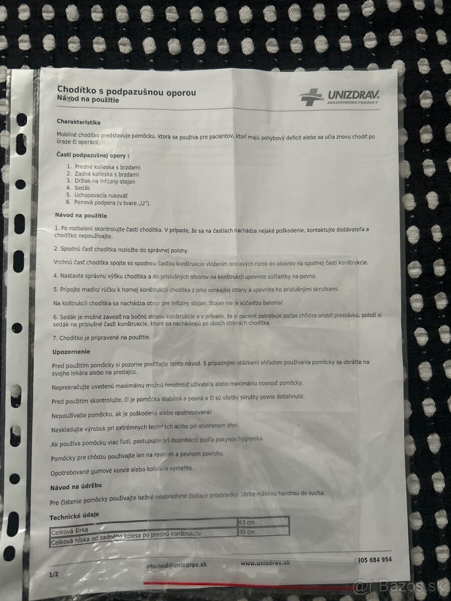 Choditko pre ľudí po operácii chrbtice