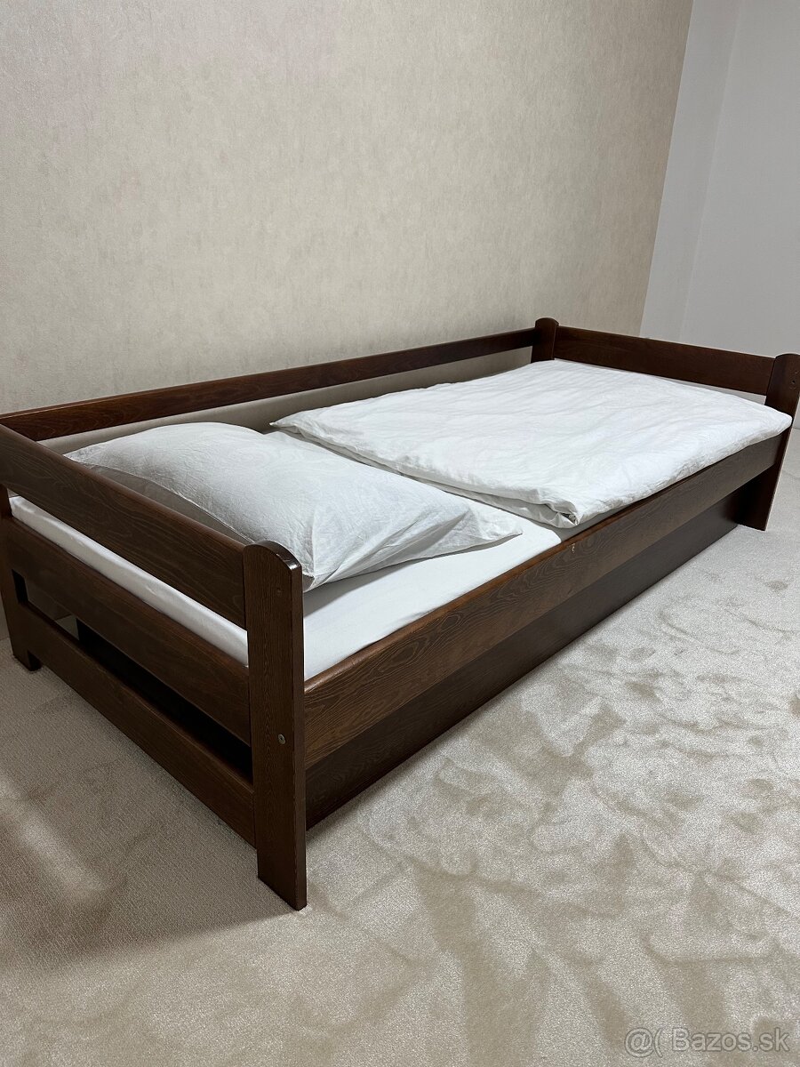 Posteľ s úložným priestorom 90x200