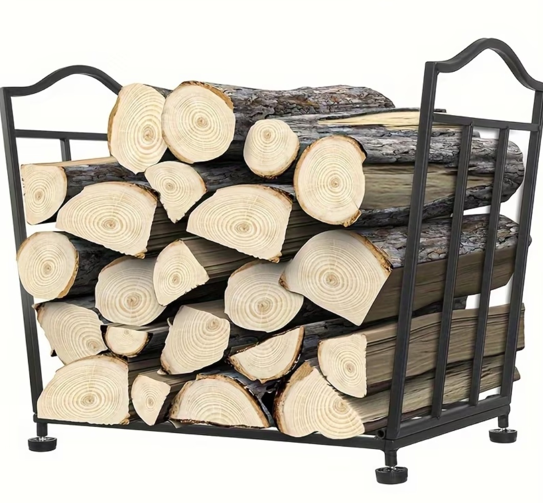 Stojan na drevo skladací kovový