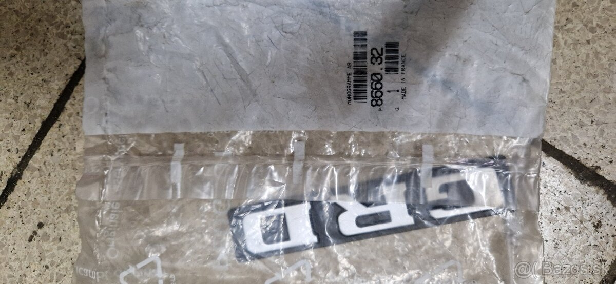 Peugeot 205, 309, 405 emblém GRD