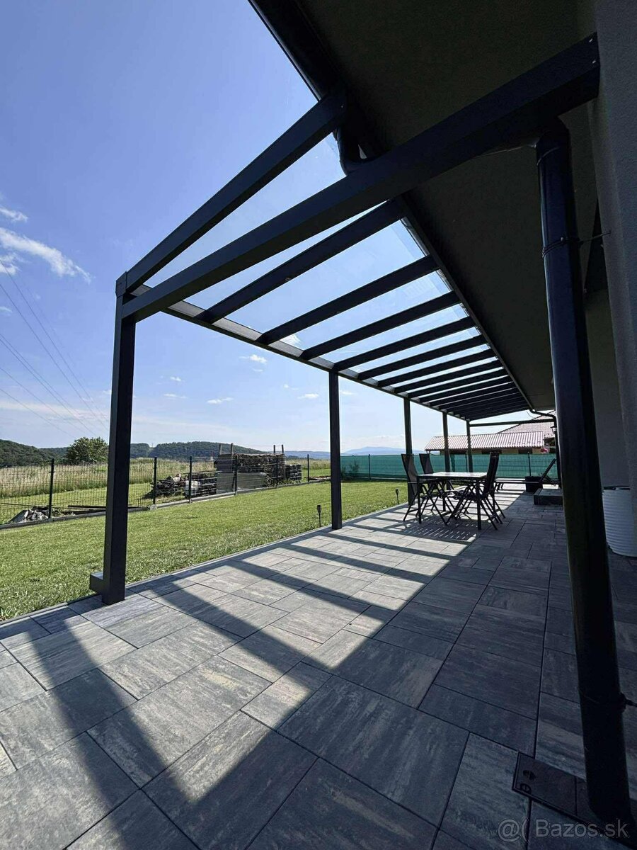 Hliníkové pergoly na mieru za NAJLEPŠIE CENY na SK