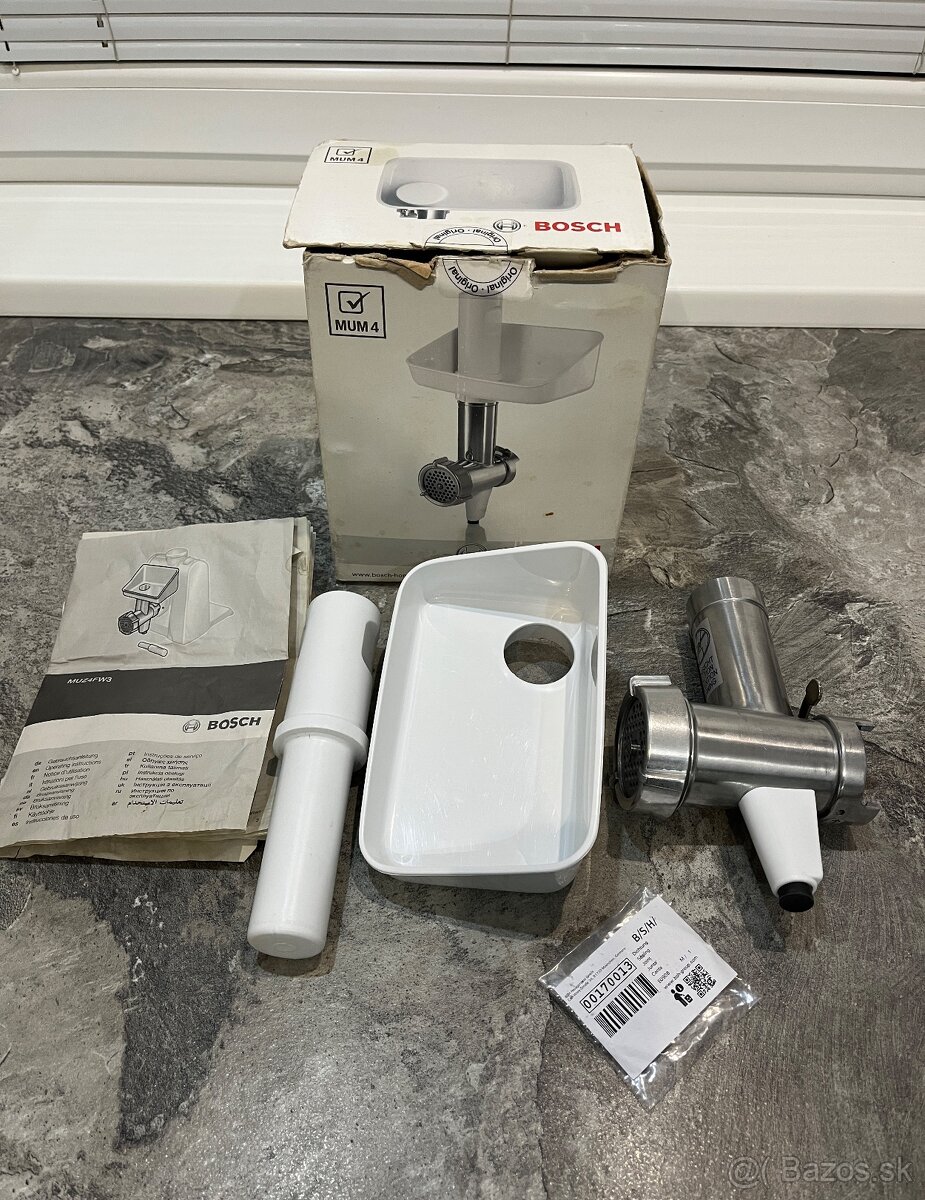 Mlynček Bosch mum 2-4 na kuchynský robot