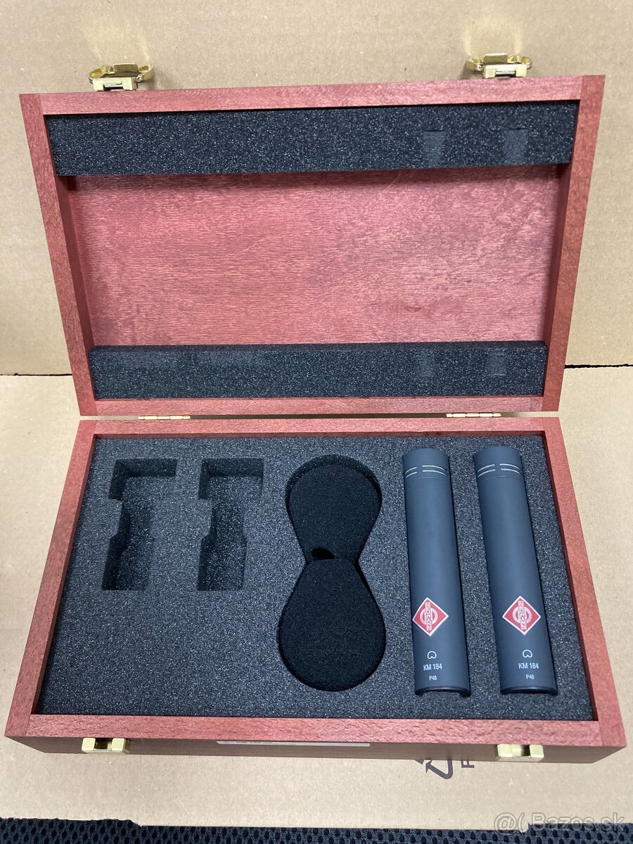 Predám mikrofóny Neumann KM184 mt Stereo Set