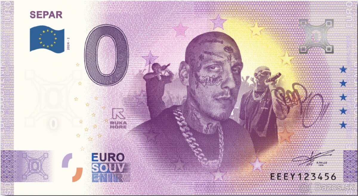 0€ EuroSouvenir Separ Bankovka