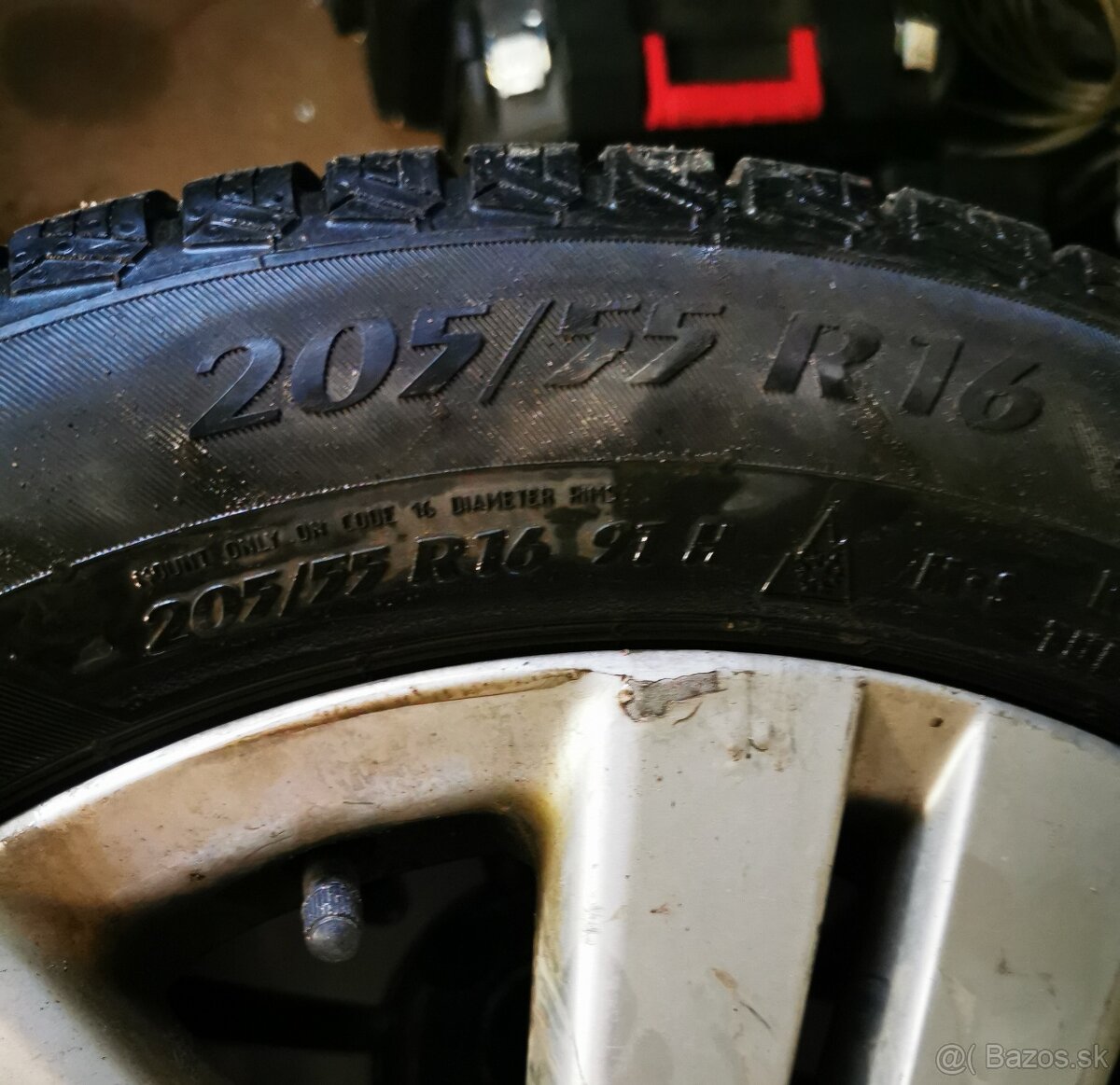 Predám zimné pneumatiky Matador Nordicca 205/55 R16