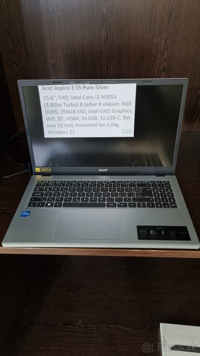 Notebook Acer Aspire 3