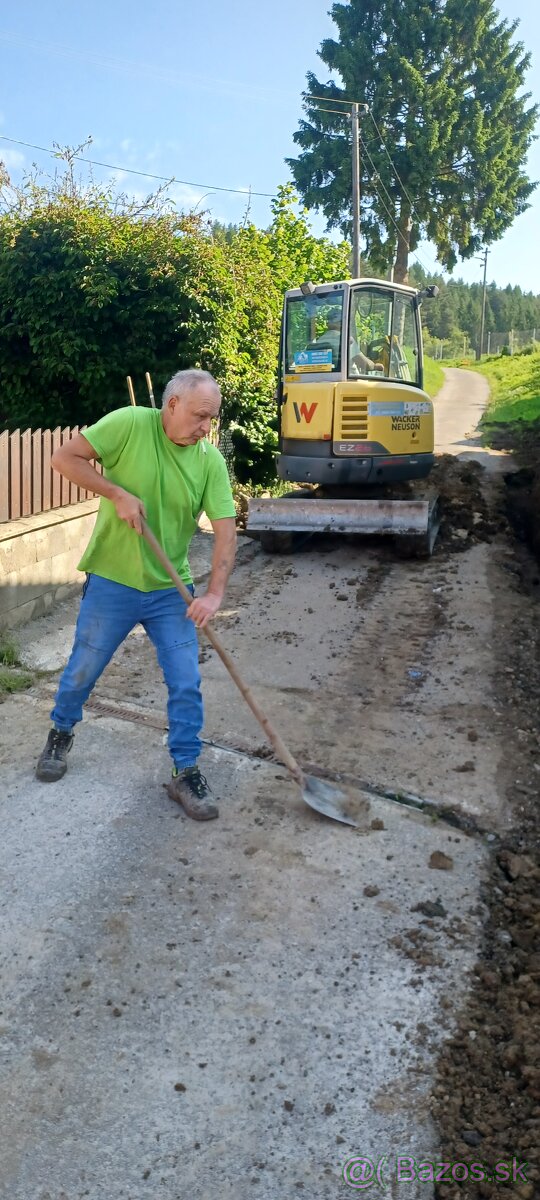 Pomocne práce zemne vykopove