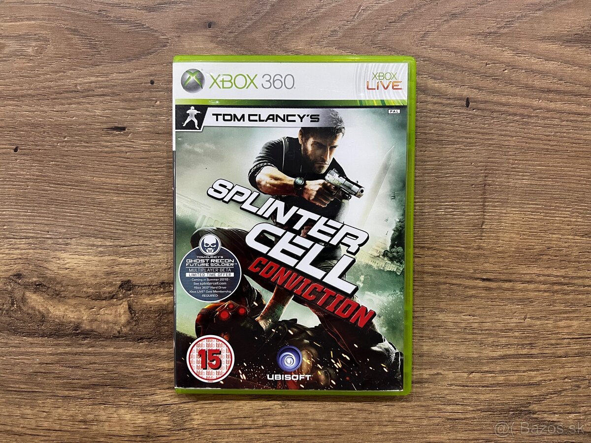 Hra na Xbox 360 - Tom Clancy’s Splinter Cell Conviction