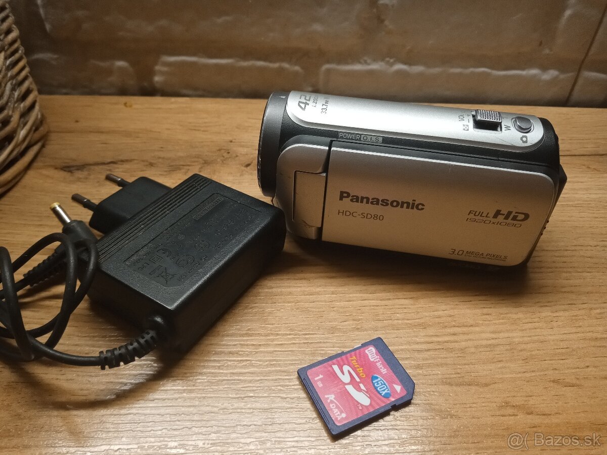 Predám video kameru Panasonic HDC SD80