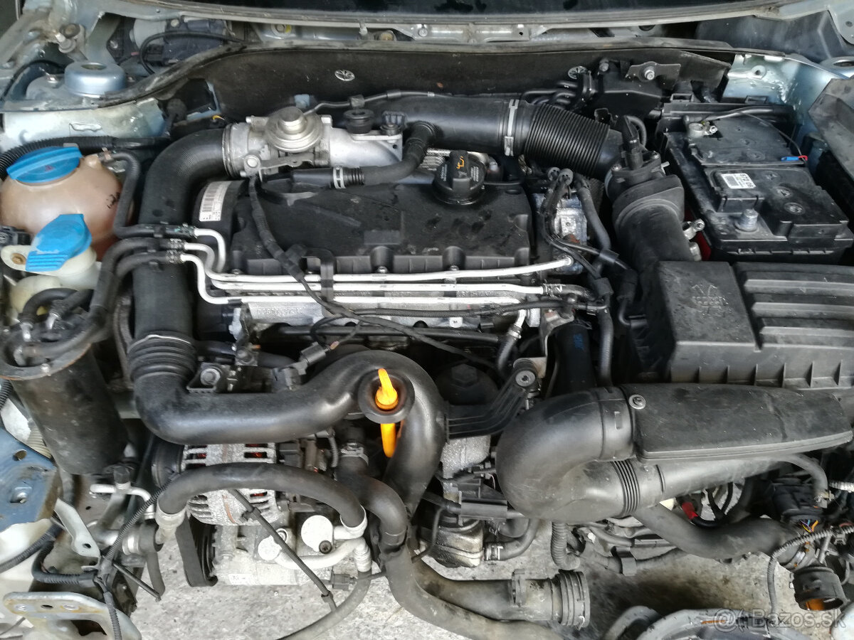 agregat na octavia II 1,9 tdi 77kw BXE motor, vstreky, hlava