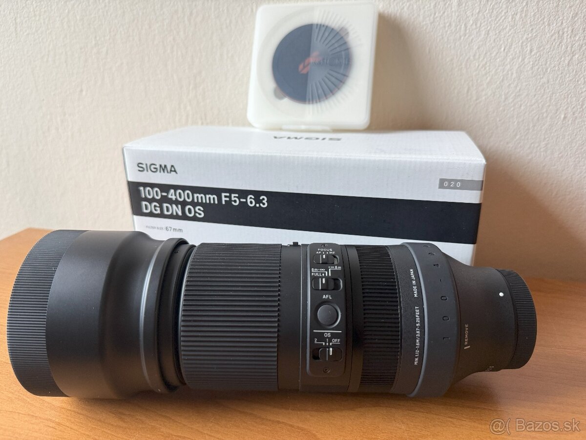 Sigma 100-400mm f/5-6.3 DG DN pre Sony E