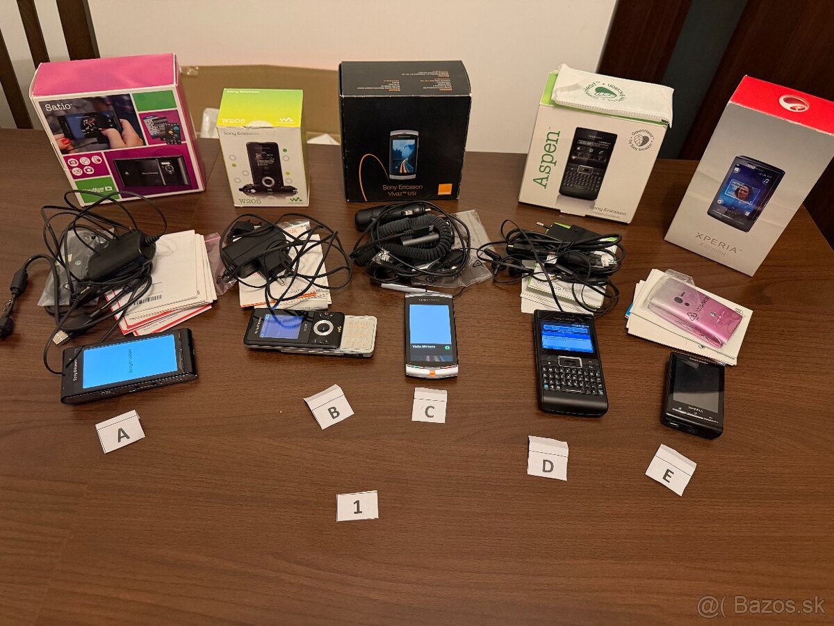 Staršie Mt vhodne skôr pre zberateľa NOKIA Sony Ericsson atd