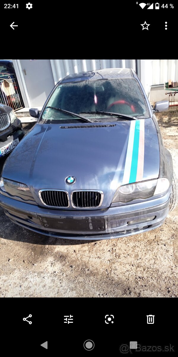 Rozpredám BMW E46 100 kw