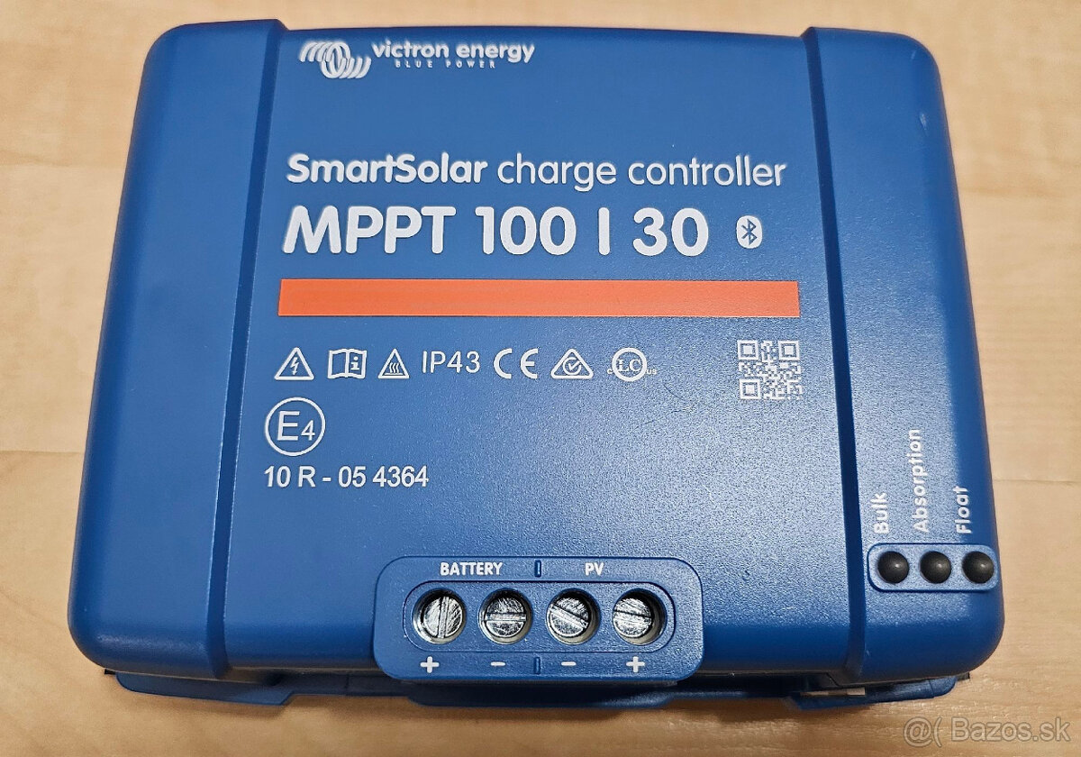 MPPT regulátor Victron Energy SmartSolar 100V 30A, Bluetooth