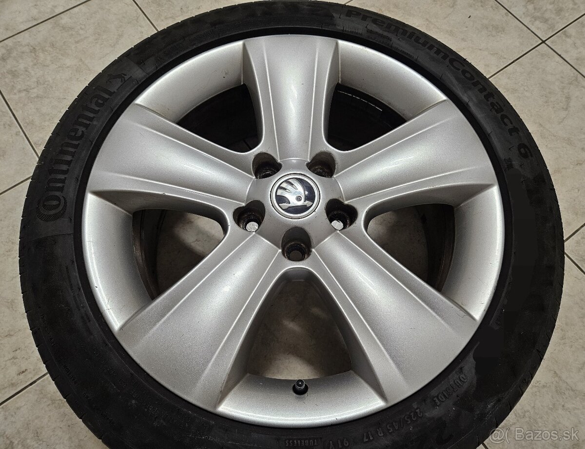 17" ŠKODA (5x112) + Continental