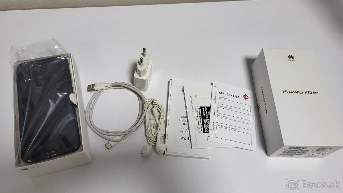 Huawei P20 Lite + originálne príslušenstvo - Výborný stav