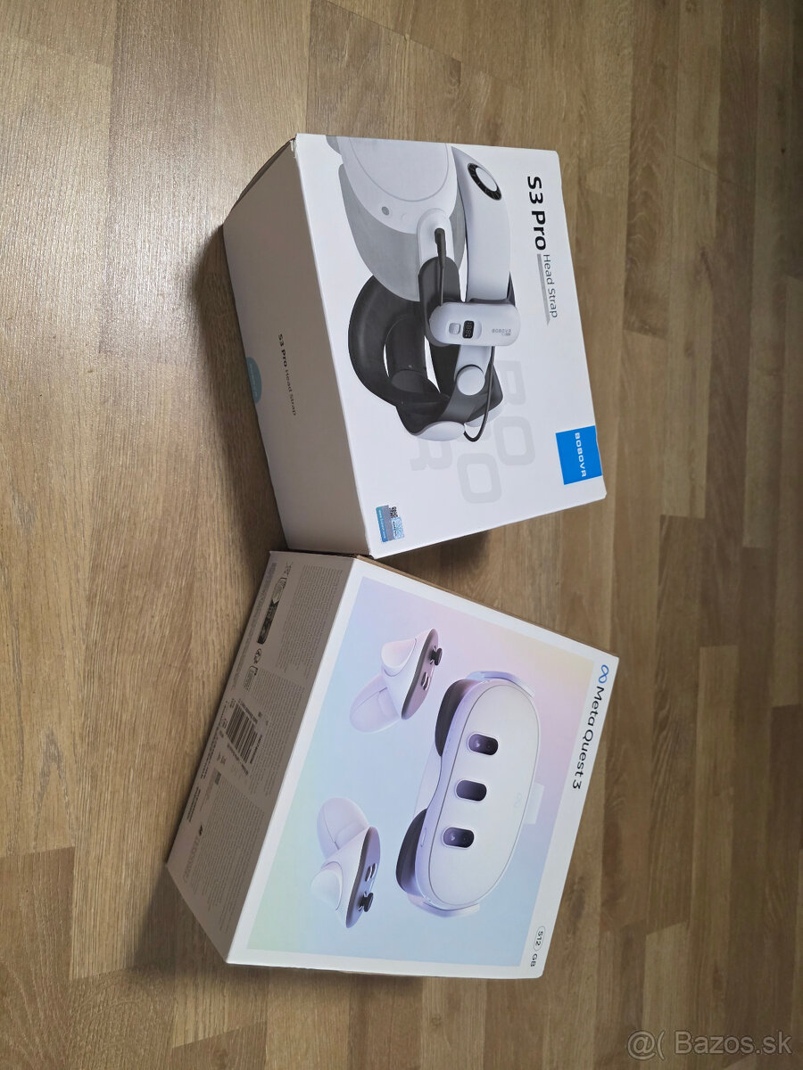 META Quest 3 – 512 GB + BOBO VR S3 Pro + cestovné puzdro