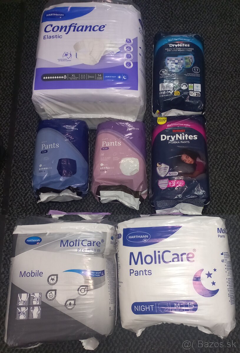 Plienky pre väčšie deti a dospelých zo zrušeného Eshopu