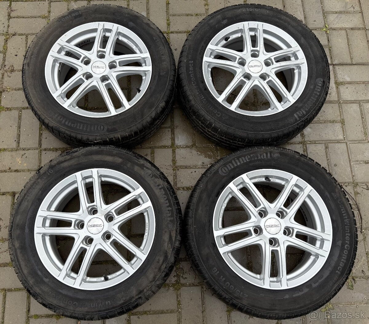 Alu Dezent zimná sada 5x112 Continental 215/60 R16 99 H M+S