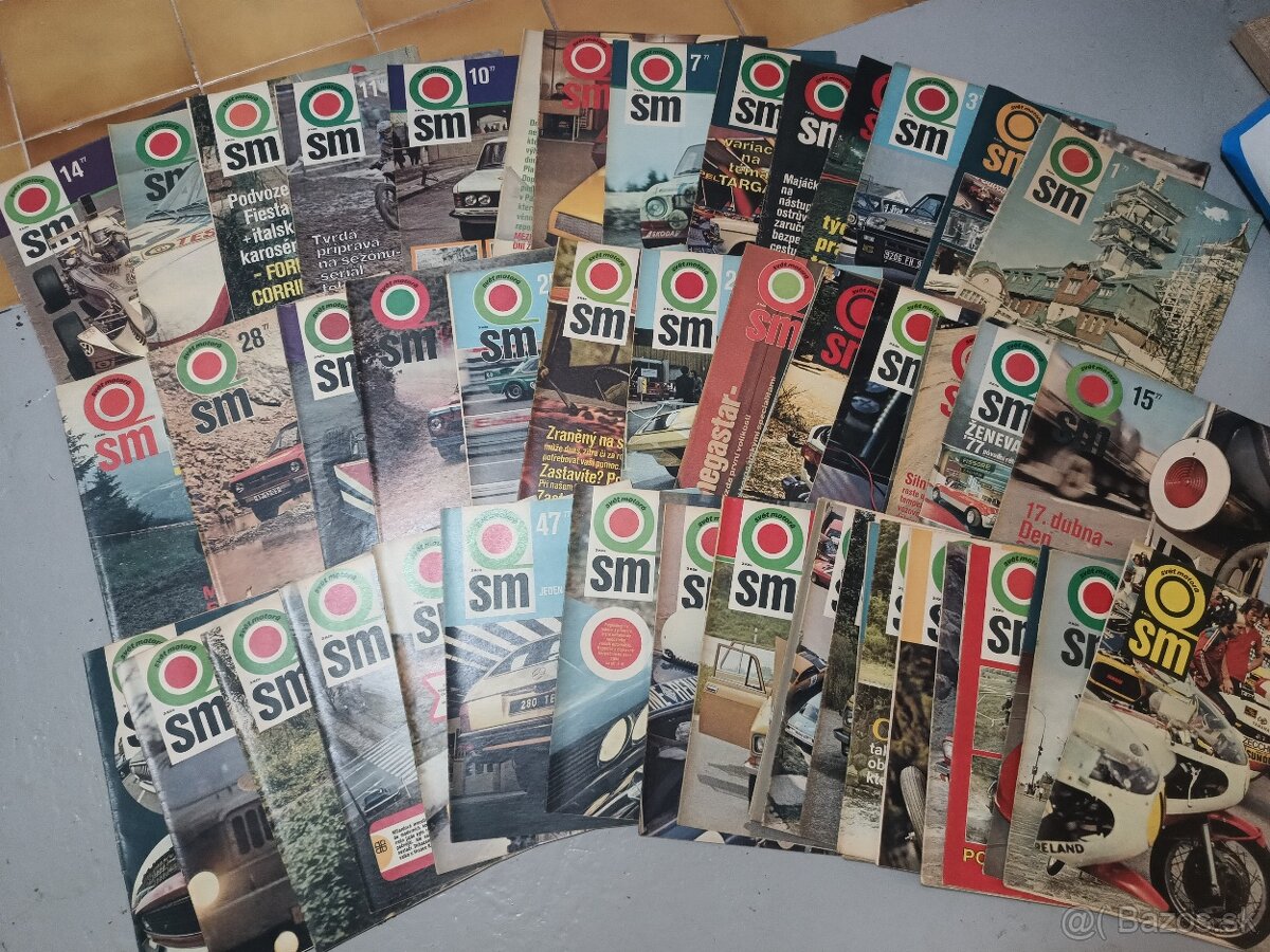 Svet motorú ročník 1977, 50 čísiel