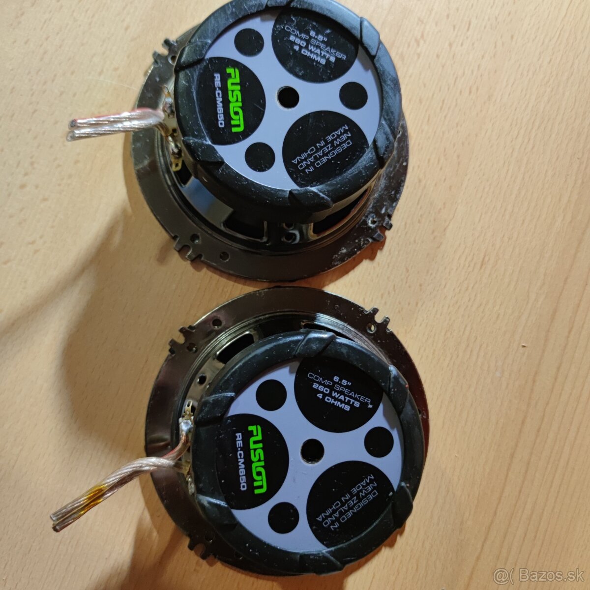 Predám reproduktory do auta Fusion RE-CM 650