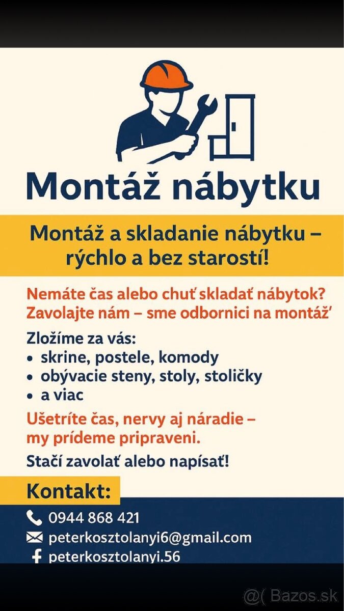 Montáž nábytku