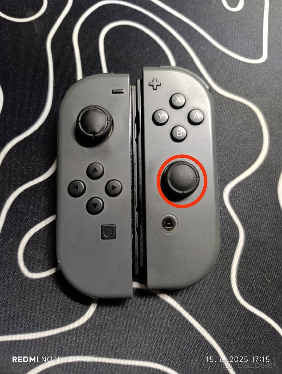 Predám Joy-Con ovládače sivé (ľavý + pravý)