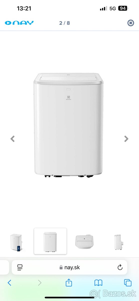 Mobilná klimatizácia Electrolux EXP26U339HW