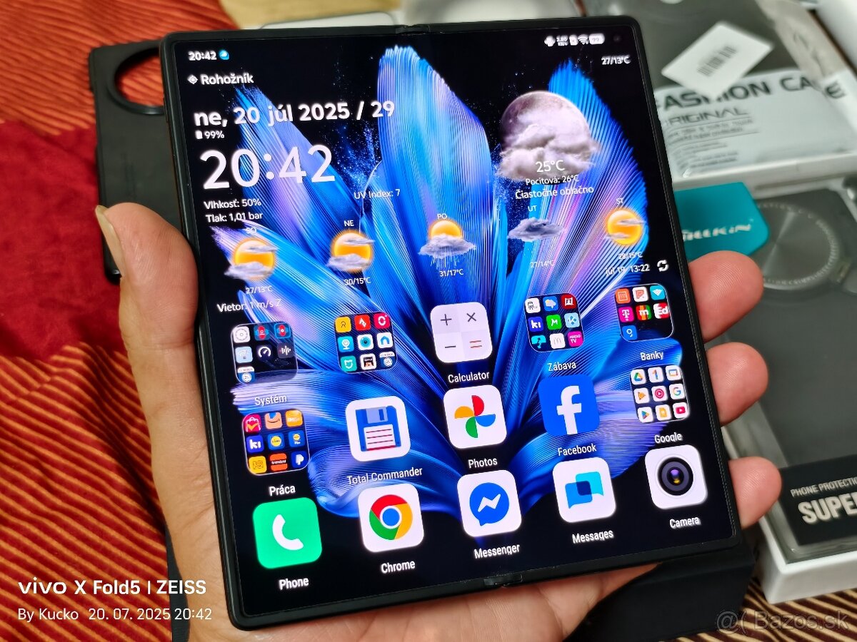 Vivo X Fold 3 16+16/256GB, SD 8 gen2,5500mAh,6.5+8" displej