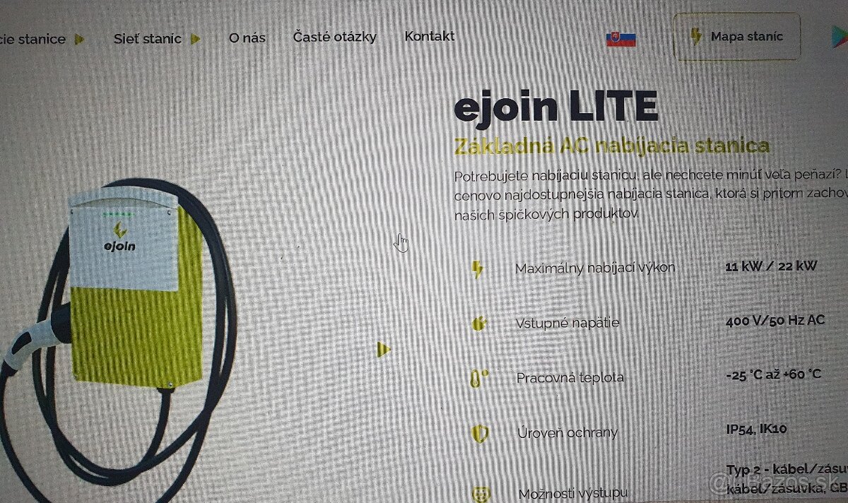Wallbox , nabíjacia stanica Ejoin Lite max 22kw