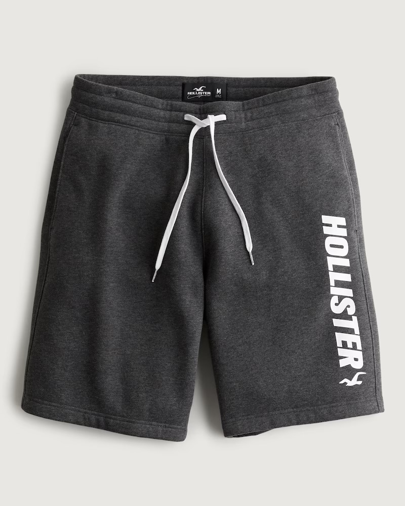 Pánske tmavosive kraťasy hollister