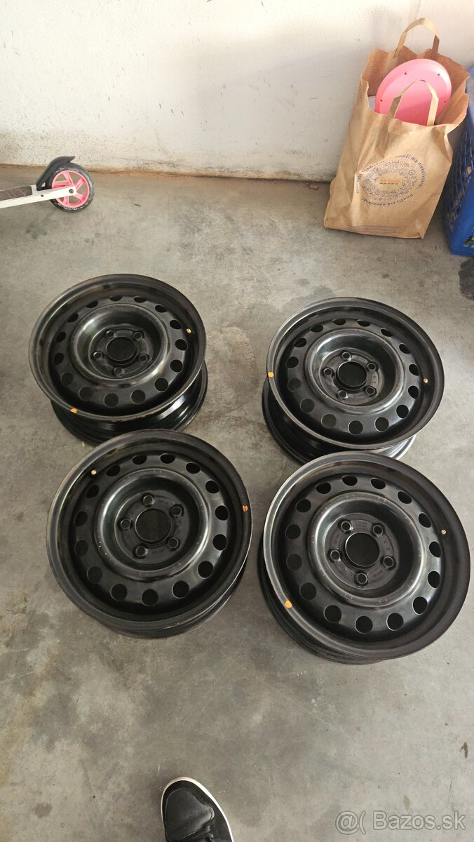 Oceľové disky R15 114,3