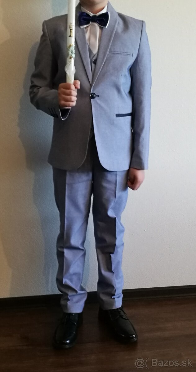 Chlapčenský oblek veľ. 10 rokov, asi 140