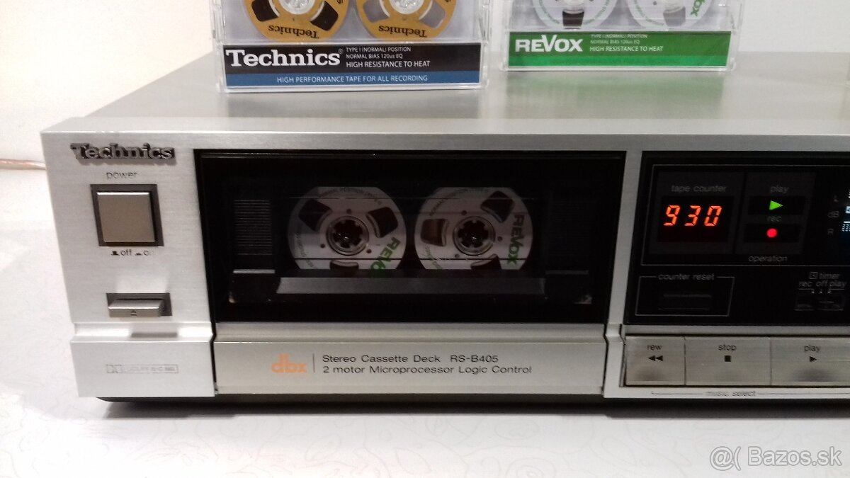 DBX dolby system TAPE deck TECHNICS RS-B405 vyr. Japan, AK22