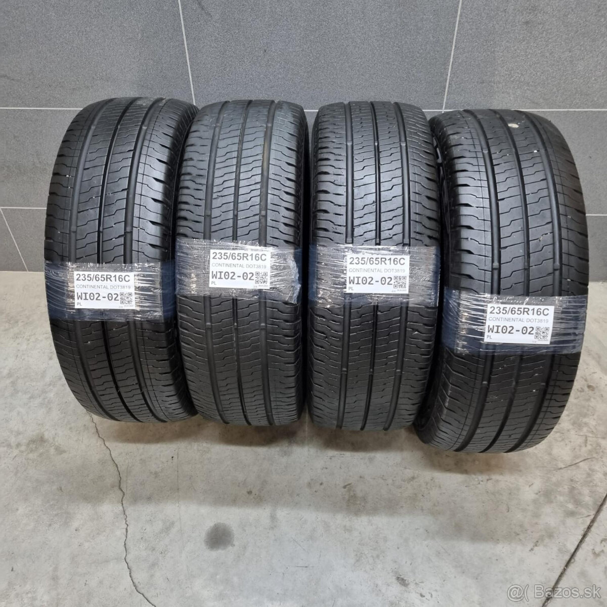 Letné dodávkové pneumatiky 235/65 R16C CONTINENTAL