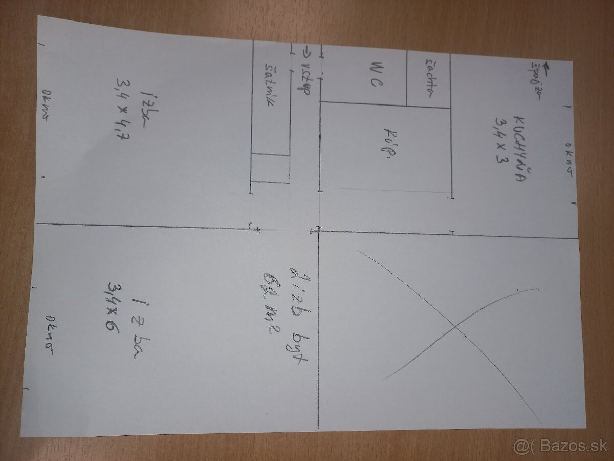 predaj 2 izb byt centrum Topoľčany