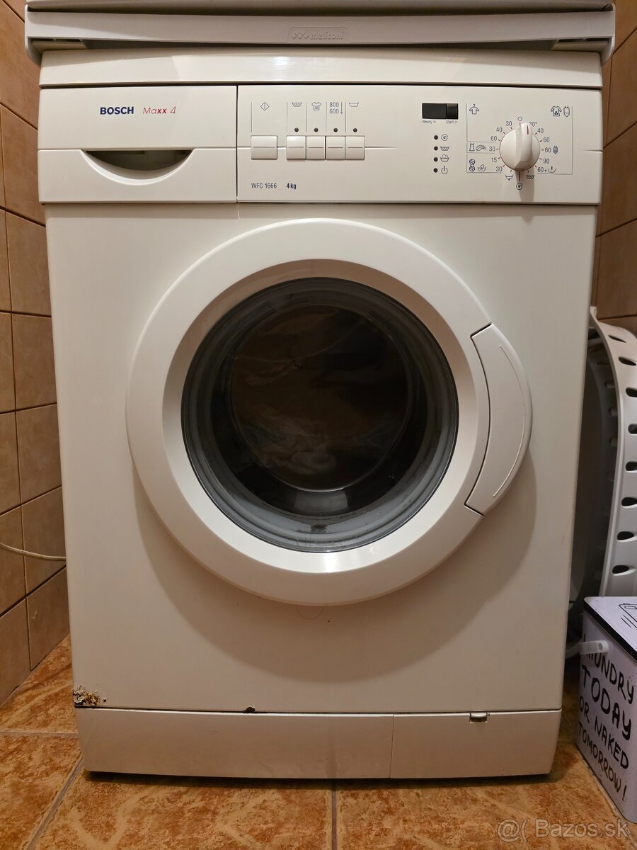 Funkčná pračka Bosch s vadou