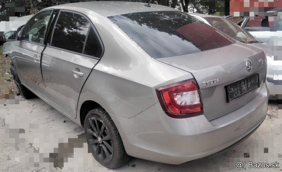 Škoda RAPID 2016 predám Zadný nárazník, piate dvere, ZADNÁ N