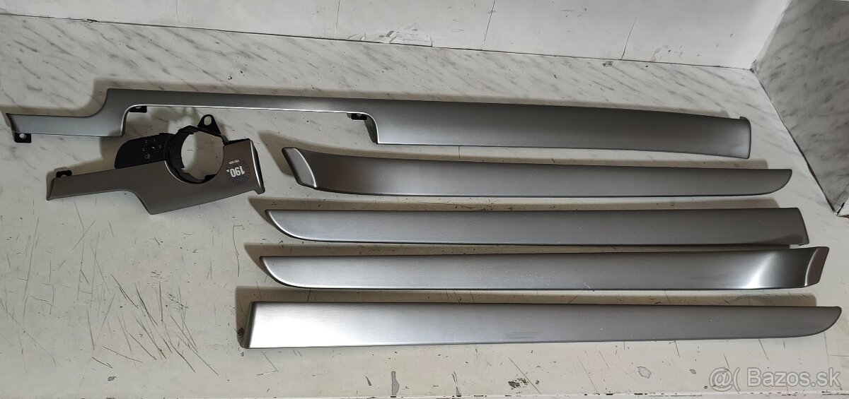 Interiér lišty Audi A4 B6 B7 hliník