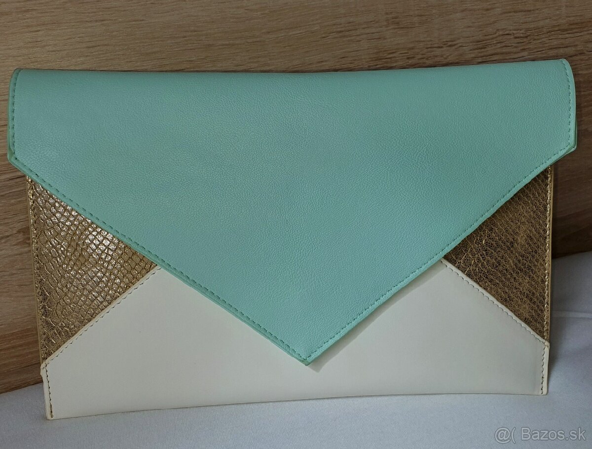 Krásna elegantná listová kabelka, nová