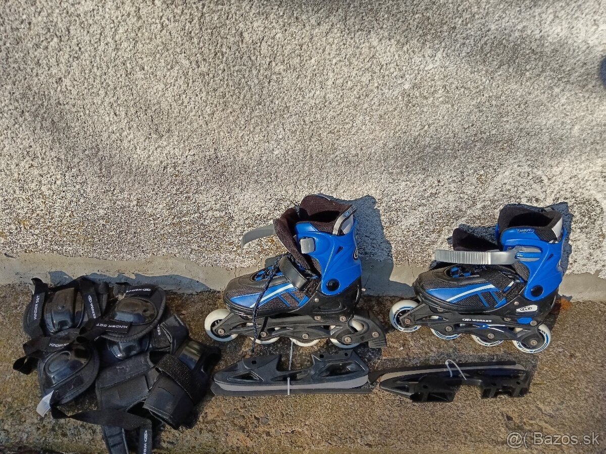 Kolieskové korčule 2 v 1