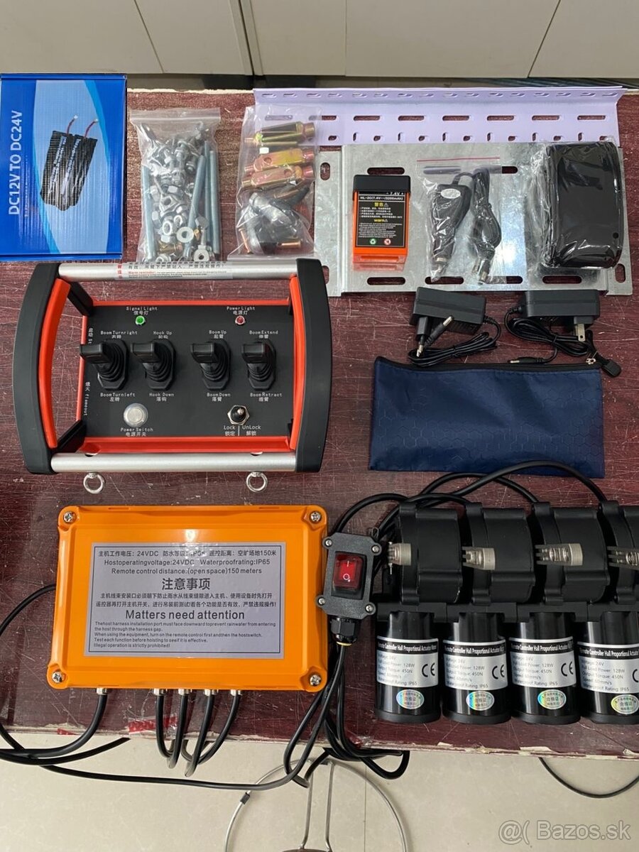 Dialkové ovládanie na hydrauliku