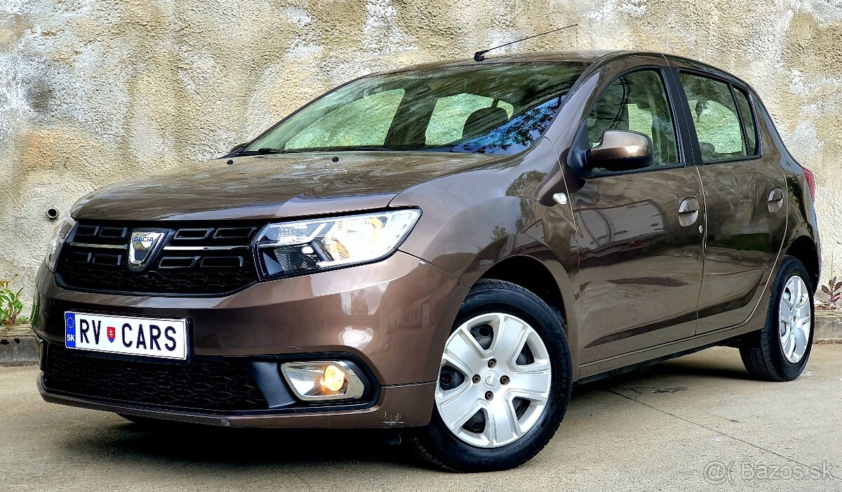 Dacia Sandero-kúpené na Slovensku-2.majiteľ-ročník 2018-DPH