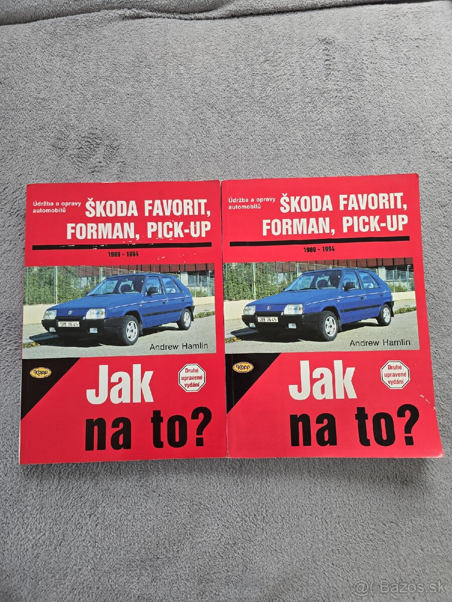 Škoda Favorit Forman kniha
