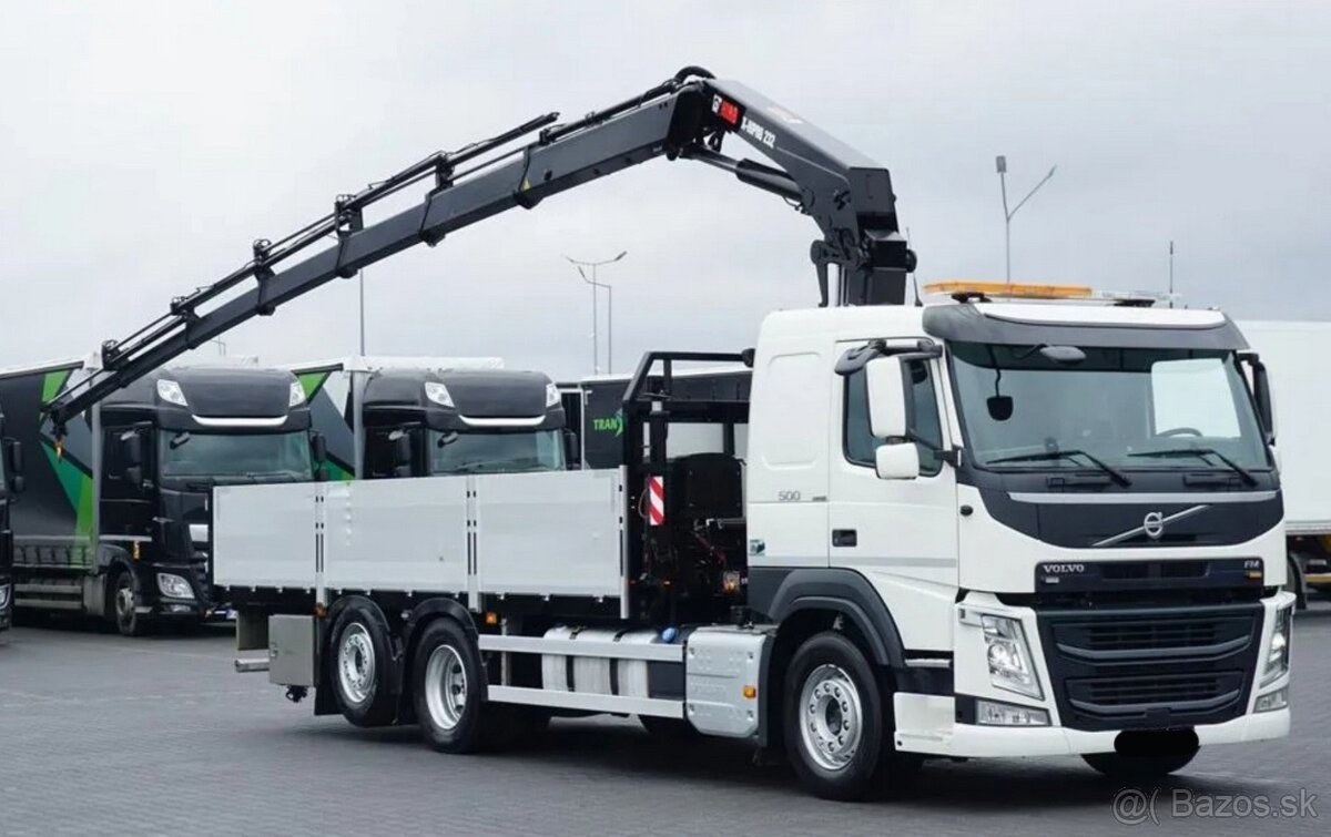 9241 - Volvo FM500 - 6x2 - Valník + HR-HIAB X-HIPRO 232 – EU