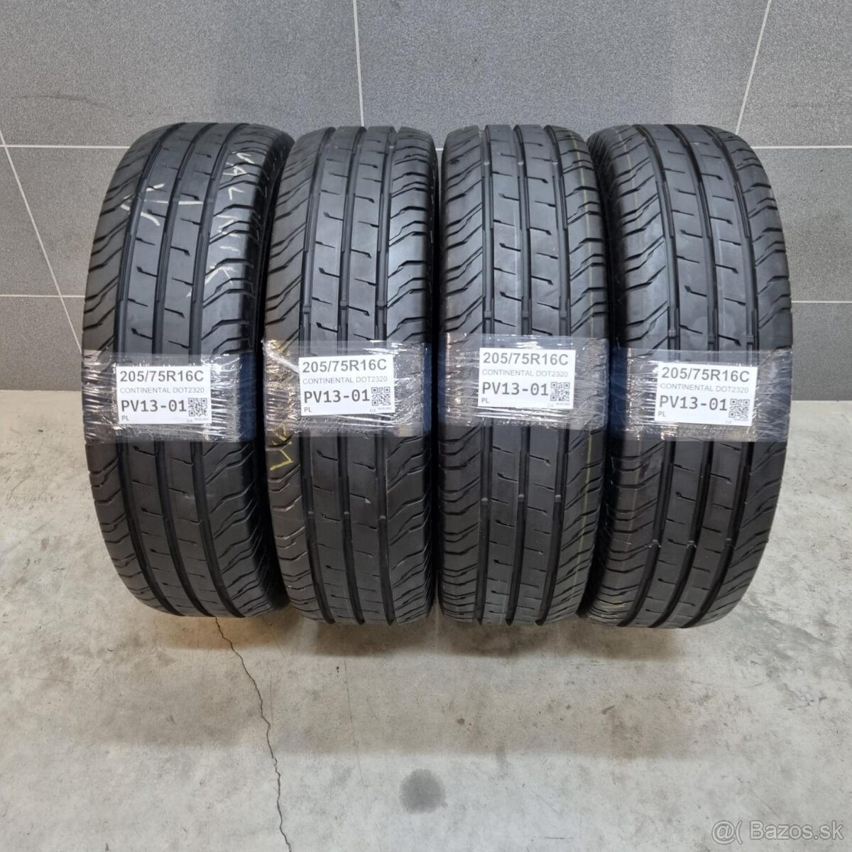 Dodávkové letné pneu 205/75 R16C CONTINENTAL DOT2320