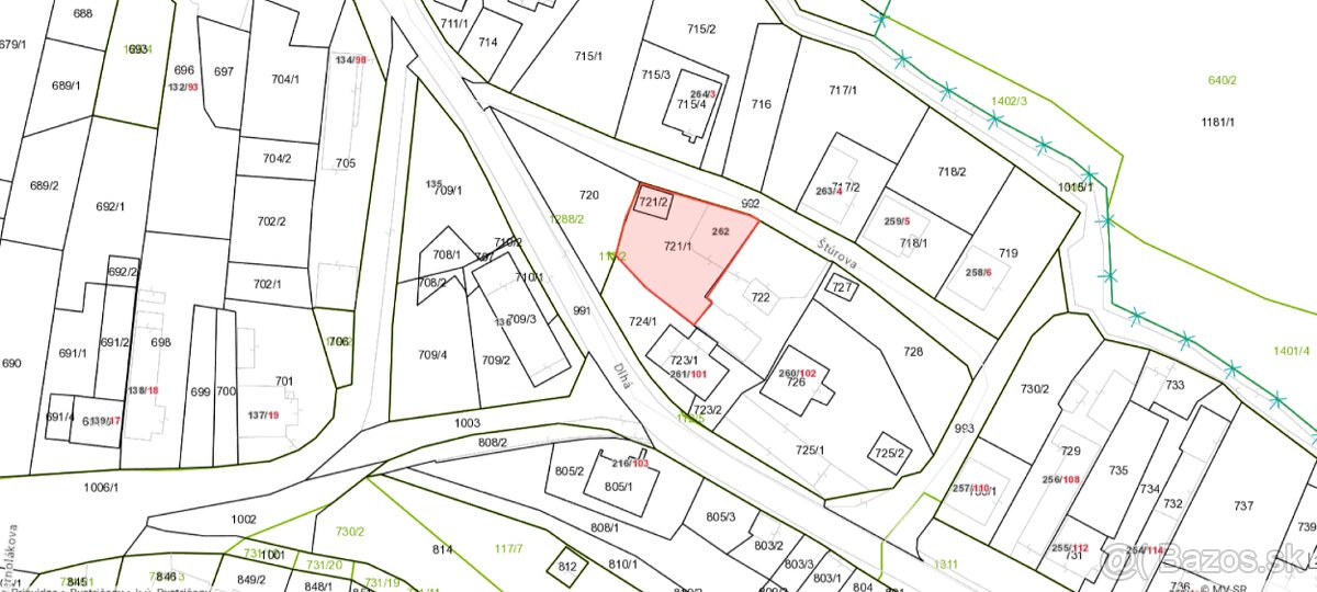 Pekný stavebný pozemok 441m2 //BYSTRIČANY okres Prievidza