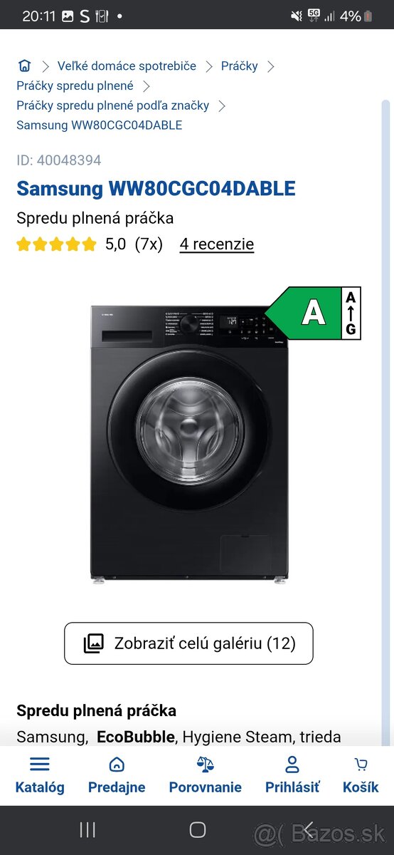 Práčka SAMSUNG