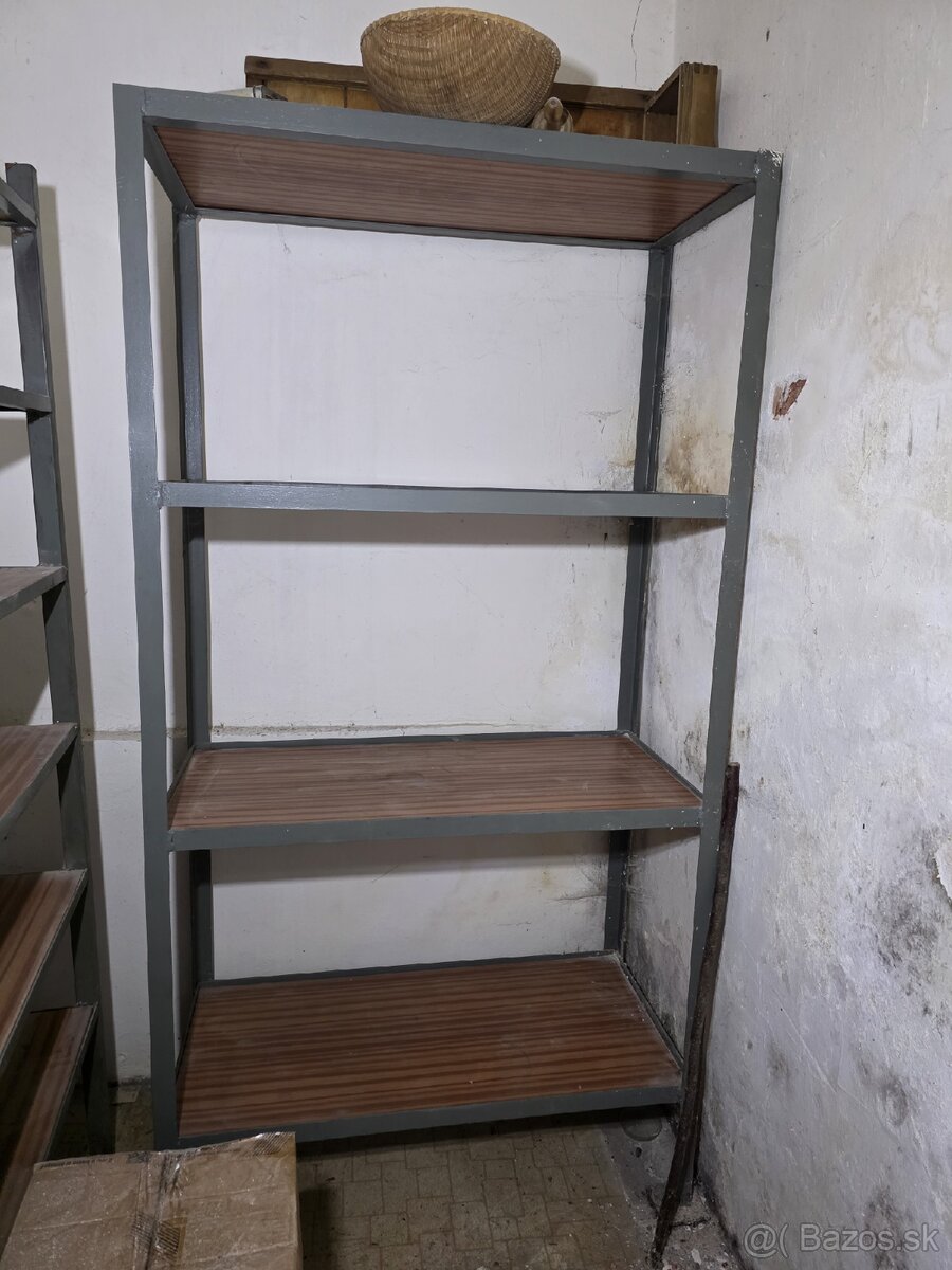 Železný regál 2ks